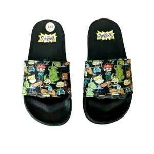 Rugrats Slide Sandal Kids 13/1 New Tommy Pickles | Chucky Finster | Reptar